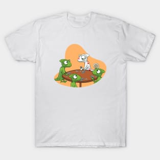 Chameleon Poker Face T-Shirt